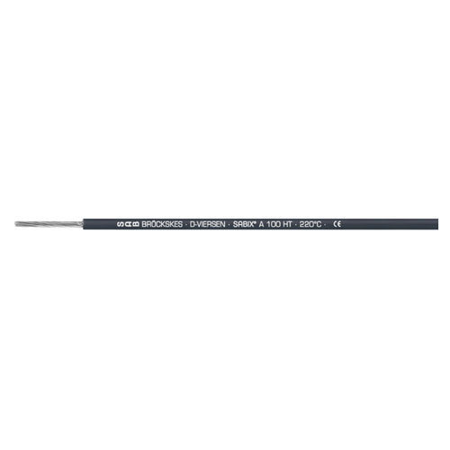 Fil électrique sans halogène - SABIX® A 100 HT - SAB BROECKSKES GMBH & Co. KG - isolé / en cuivre / souple