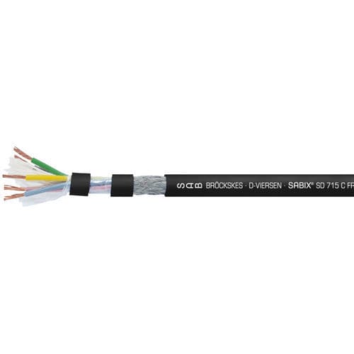 Câble électrique de sécurité incendie - SABIX® SD 715 C FRNC C1 - SAB BROECKSKES GMBH & Co. KG - d'alimentation / de données / DIN