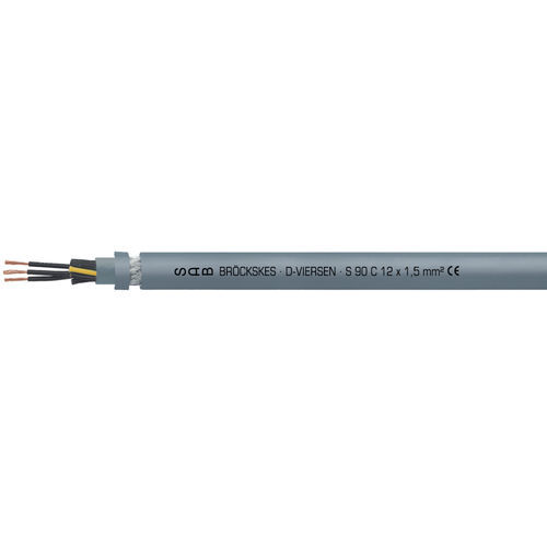 Câble électrique de grande flexibilité - S 90 C - SAB BROECKSKES GMBH & Co. KG - d'alimentation / isolé / résistant à l'huile