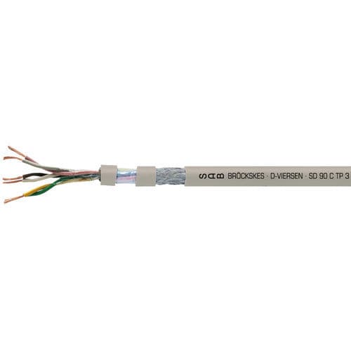 Câble électrique flexible - SD 90 C TP - SAB BROECKSKES GMBH & Co. KG - de données / DIN / isolé