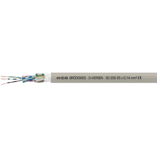 Câble électrique de grande flexibilité - SD 200  - SAB BROECKSKES GMBH & Co. KG - de données / DIN / isolé