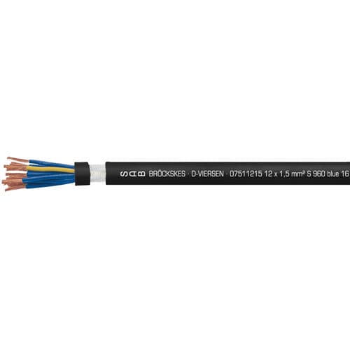 Câble électrique d'alimentation - S 960 - SAB BROECKSKES GMBH & Co. KG - DIN / isolé / à retardateur de flamme