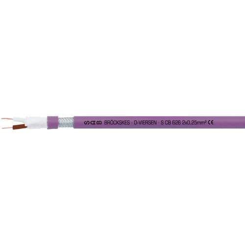 Câble électrique d'alimentation - S CB 626 - SAB BROECKSKES GMBH & Co. KG - de données / DIN / isolé