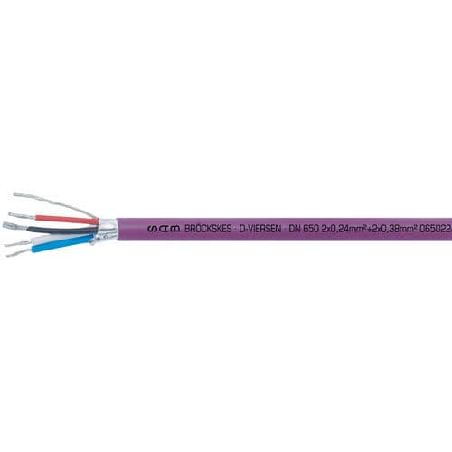 Câble électrique DeviceNet - DN 650 - SAB BROECKSKES GMBH & Co. KG - de données / DIN / isolé