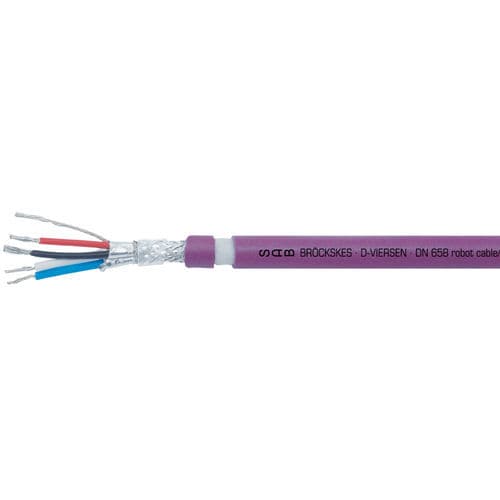 Câble électrique DeviceNet - DN 658 - SAB BROECKSKES GMBH & Co. KG - d'alimentation / isolé / avec écran en cuivre
