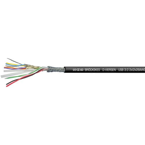 Câble électrique USB 3.0 - 06030078 - SAB BROECKSKES GMBH & Co. KG - de données / isolé / à retardateur de flamme