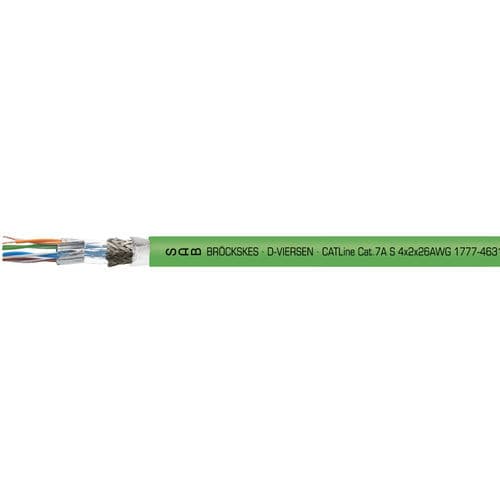Câble électrique CAT 7a - 17774 series - SAB BROECKSKES GMBH & Co. KG - de données / Gigabit Ethernet / isolé