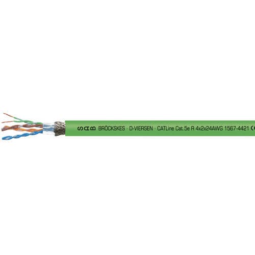 Câble électrique CAT 5e - 1567 series - SAB BROECKSKES GMBH & Co. KG - de données / Ethernet / isolé