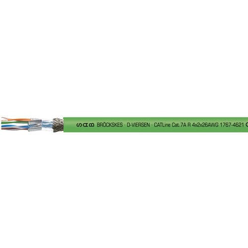 Câble électrique CAT 7a - 17674621 - SAB BROECKSKES GMBH & Co. KG - de données / Gigabit Ethernet / isolé