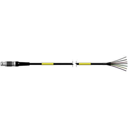 Câble électrique pour capteur - S3833-4329-00600 - SAB BROECKSKES GMBH & Co. KG - d'alimentation / LEMO / isolé