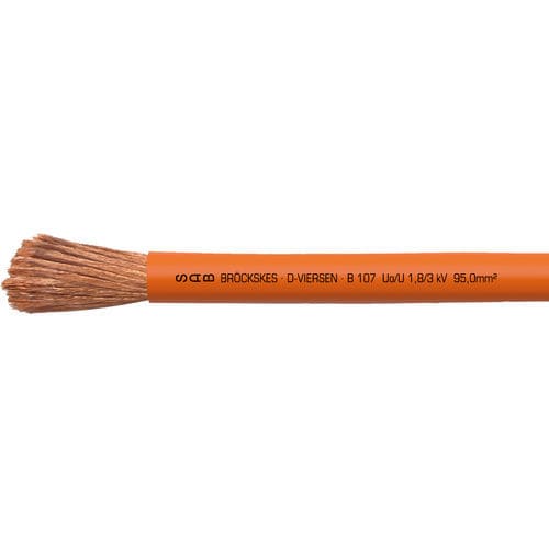 Câble électrique de données - B 107 - SAB BROECKSKES GMBH & Co. KG - à retardateur de flamme / auto-extinguible / résistant aux intempéries