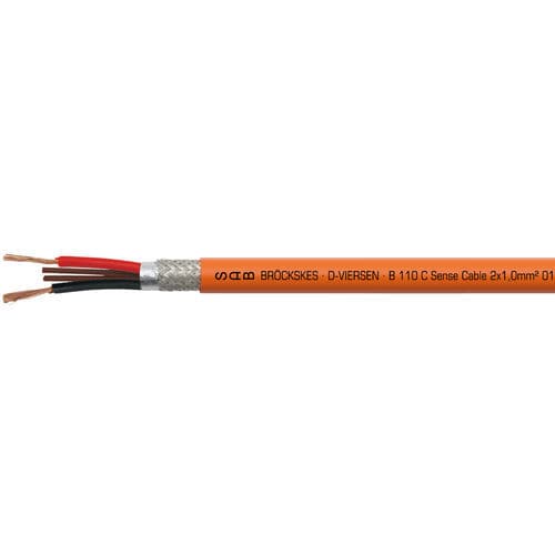 Câble électrique sans halogène - B 110 C - SAB BROECKSKES GMBH & Co. KG - d'alimentation / de données / à retardateur de flamme