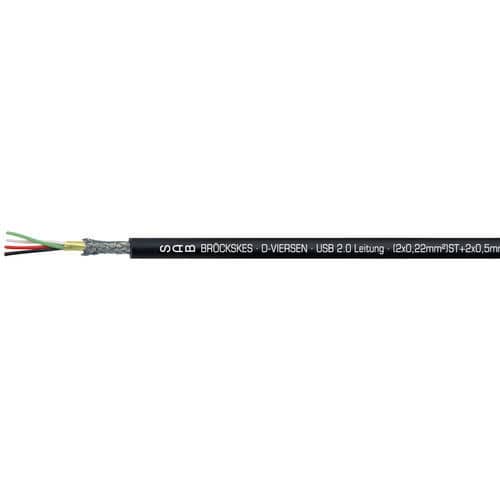Câble électrique USB 2.0 - 06010222 - SAB BROECKSKES GMBH & Co. KG - de données / isolé / résistant à l'huile