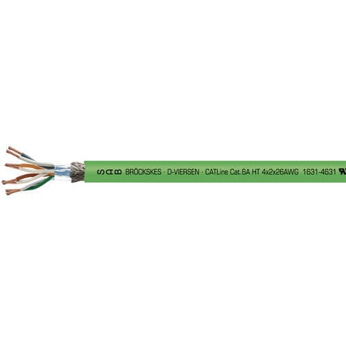 Câble électrique CAT 6a - 16314631 - SAB BROECKSKES GMBH & Co. KG - de données / Gigabit Ethernet / RJ45