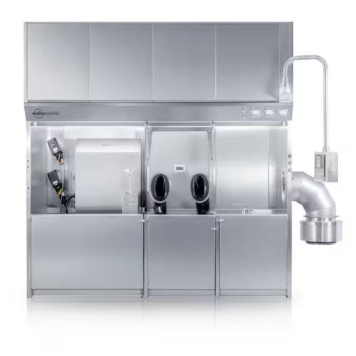 Poste de travail de pesage - WIBObarrier® - Weiss Technik - pour laboratoire