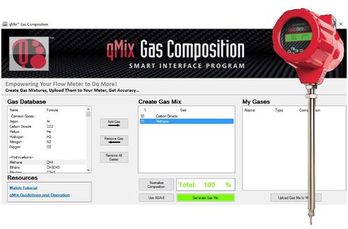 Logiciel de mesure - qMix™ - Sierra Instruments - de mixage / pour débitmètre / pour mélangeur de gaz