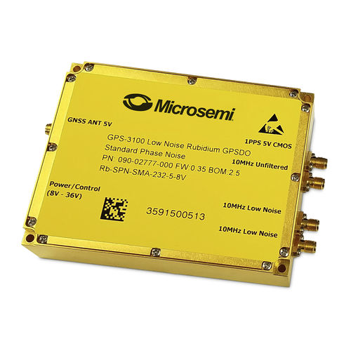 Oscillateur électronique - GPS-3xx0 - Microsemi - horloge / miniatures / pour l'avionique