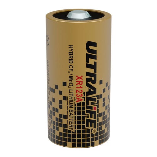Batterie lithium - XR123A - Ultralife Corporation - cylindrique / 3 V / pour éclairage de secours