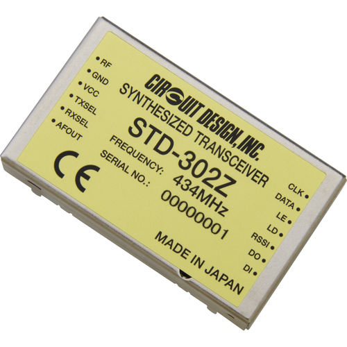 Module émetteur-récepteur radio - STD-302Z - Circuit Design, Inc. - FSK / bande ISM / pour environnements difficiles