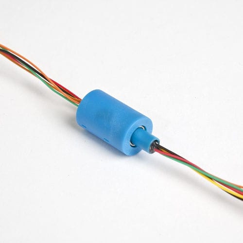 Collecteur tournant électrique - SC020 - SERVOTECHNICS - à capsule / à axe creux / avec contacts en or