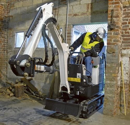 Pelleteuse micro - E10  - BOBCAT - sur chenilles / Tier 4 intermédiaire / pour chantier de construction