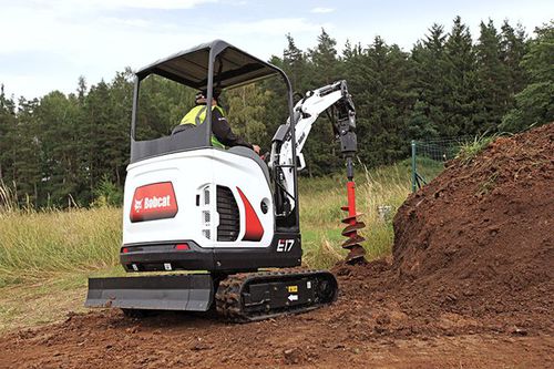 Mini pelle - E17 - BOBCAT - sur chenilles / Tier 4 intermédiaire / pour chantier de construction