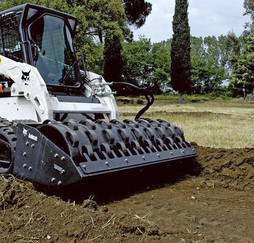 Rouleau compresseur monocylindre - BOBCAT - vibrant
