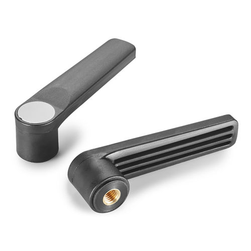 Manette indexable de polyamide - A148 - Boteco - avec insert taraudé