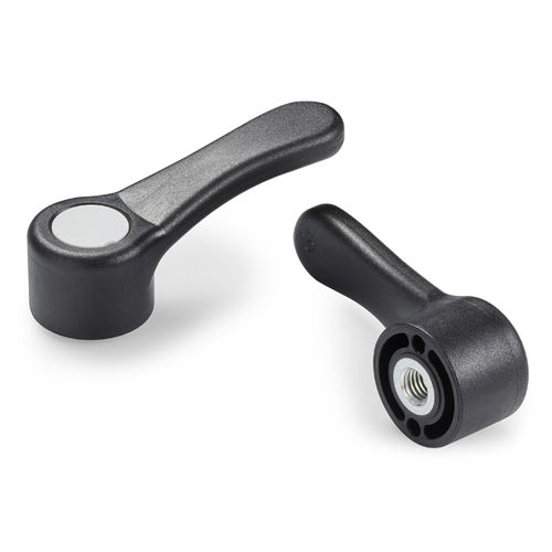 Manette indexable en acier - A150 - Boteco - à poignée plastique / en technopolymère / avec insert taraudé