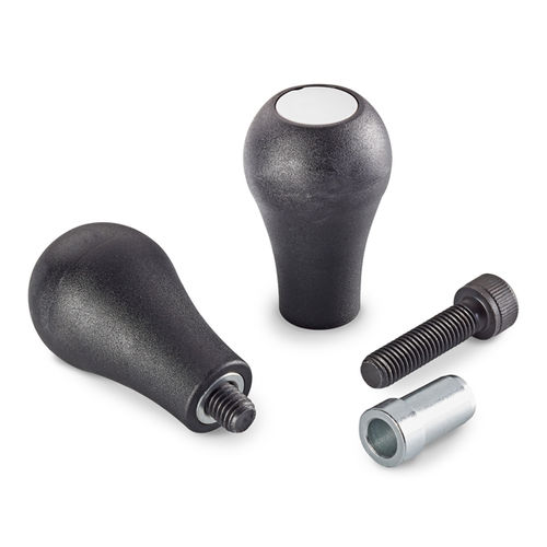 Poignée cylindrique - M202 - Boteco - en polyamide / tournante / à vis