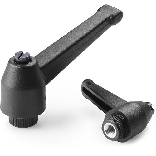 Manette indexable en acier - A522 - Boteco - en technopolymère / avec insert taraudé