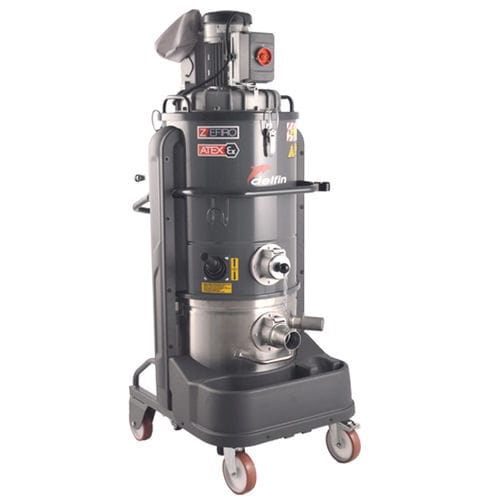 Aspirateur industriel - ZEFIRO 75 INERT - Delfin Vacuums - de poussières dangereuses / triphasé / sur roues