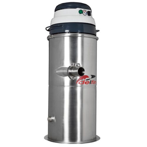 Système de transport pneumatique en phase diluée - PRO 360E BL - Delfin Vacuums - de poudre / pour granules / pour l'industrie agroalimentaire