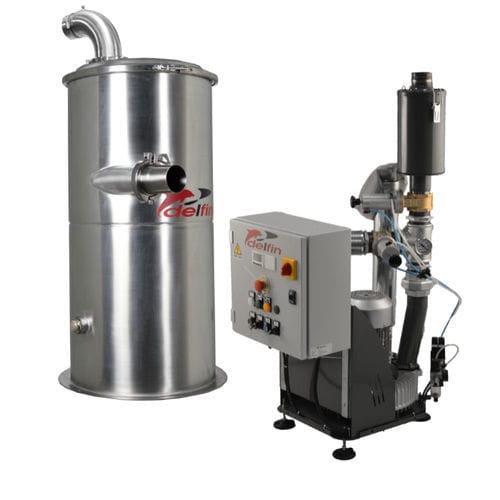 Système de transport pneumatique en phase diluée - PRO 420E - Delfin Vacuums - pour poudre / pour granules / pour l'industrie agroalimentaire