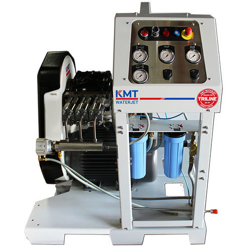 Pompe à piston plongeur - TRILINE®  - KMT GmbH - KMT Waterjet Systems - à eau / électrique / stationnaire