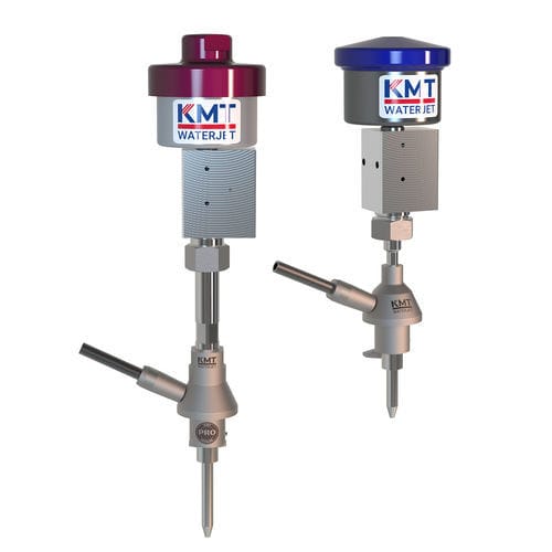 Tête de découpe au jet d'eau abrasif - AUTOLINE® - KMT GmbH - KMT Waterjet Systems - haute pression