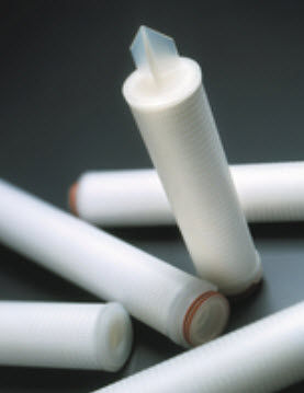 Cartouche filtrante à eau - Polygard CE - Merck Millipore - de stérilisation / fibre de verre / plissée