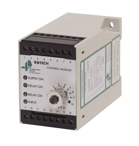 Relais de contrôle de vitesse - AUE400 & SR4000 series - 4B Braime Components - sur rail DIN / ajustable / programmable