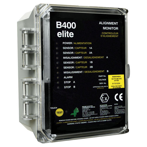 Système de surveillance d'alignement - B400 Elite - 4B Braime Components - pour élévateurs à godet / pour convoyeur à bande / RS-485