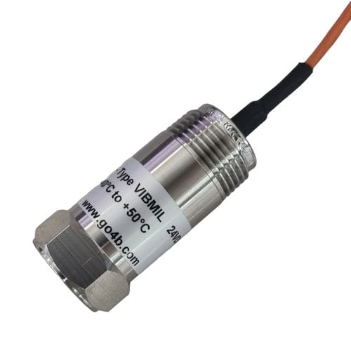 Capteur de vibrations électronique - VIBMIL | Milli-Vib | Milli-Con  - 4B Braime Components - 2 fils / pour l'automation du process / pour la surveillance de machines