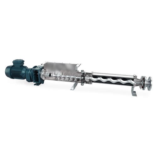 Pompe avec mécanisme coupant - NEMO® BO/SO  - NETZSCH Pumps & Systems - à vis excentrée / pour produits alimentaires / avec moteur électrique