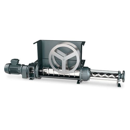 Pompe avec trémie d'alimentation - NEMO&reg; BF - NETZSCH Pumps & Systems - à vis excentrée / pour eaux usées / à boue