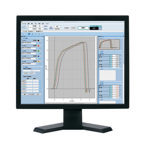 Logiciel de collecte de données - Force Recorder Standard Software - IMADA - pour mesure de force / temps réel / Windows