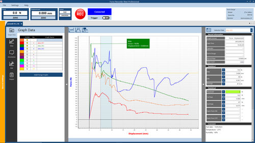 Logiciel de visualisation - Force Recorder Next Series - IMADA - de supervision / de mesure / d'analyse