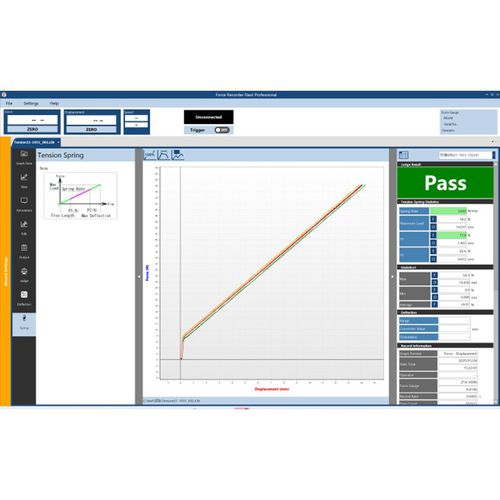 Module logiciel pour la compression de ressort - IMADA - de calcul / de test / pour mesure de force