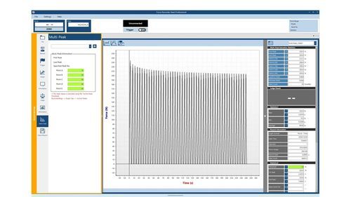 Module logiciel d'acquisition / analyse de données - Multi-Peak Extraction Function - IMADA - de test / de traitement de signal / d'exportation de données