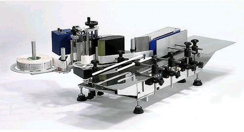 Système d'étiquetage semi-automatique - JDA-1 - JDA PROGRESS IND. - pour bouteilles / de canettes / wrap-around
