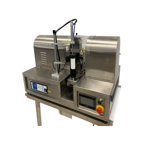 Scelleuse semi-automatique - MTS - JDA PROGRESS IND. - pour denrées alimentaires / pour produits cosmétiques / pour produits pharmaceutiques