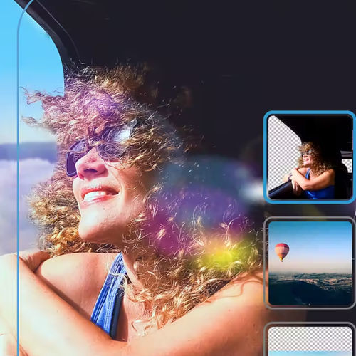 Application mobile de création - Photoshop Express - ADOBE - de traitement d'images / d'édition