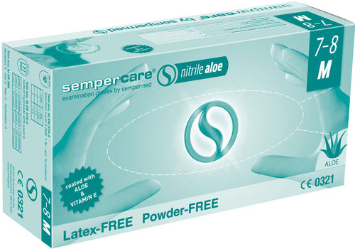 Gants de salle blanche - Sempercare® nitrile aloe - Sempermed - de protection chimique / en nitrile / en latex